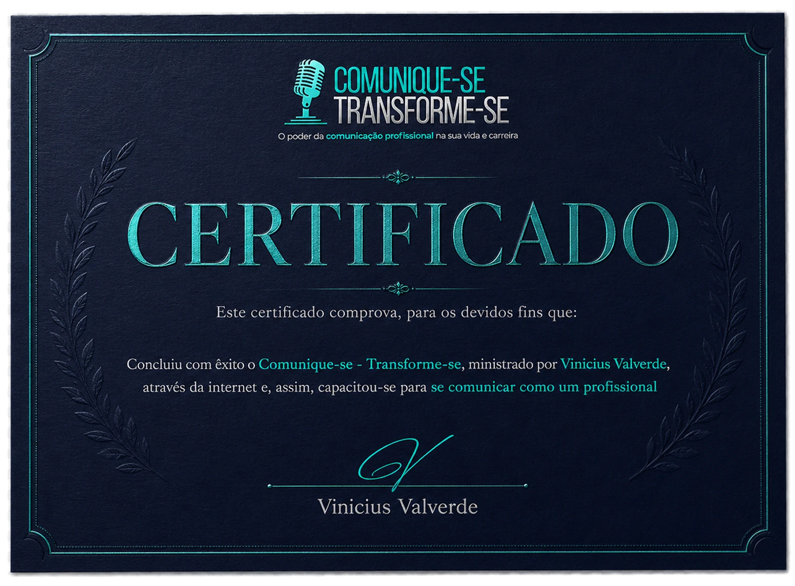 Certificado Comunique-se, Transforme-se!