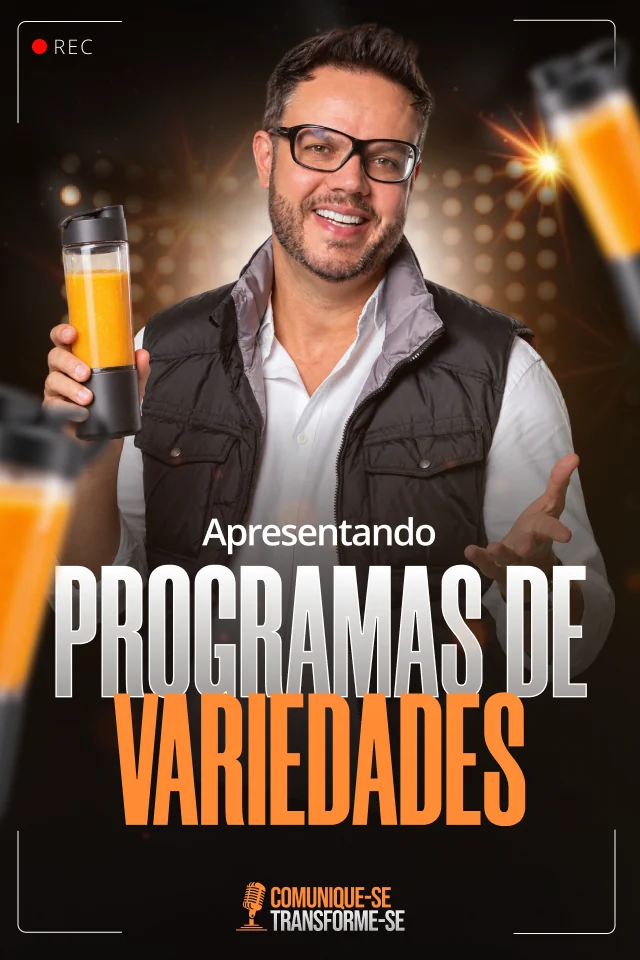 Capa do módulo 05: Apresentando programas de variedades