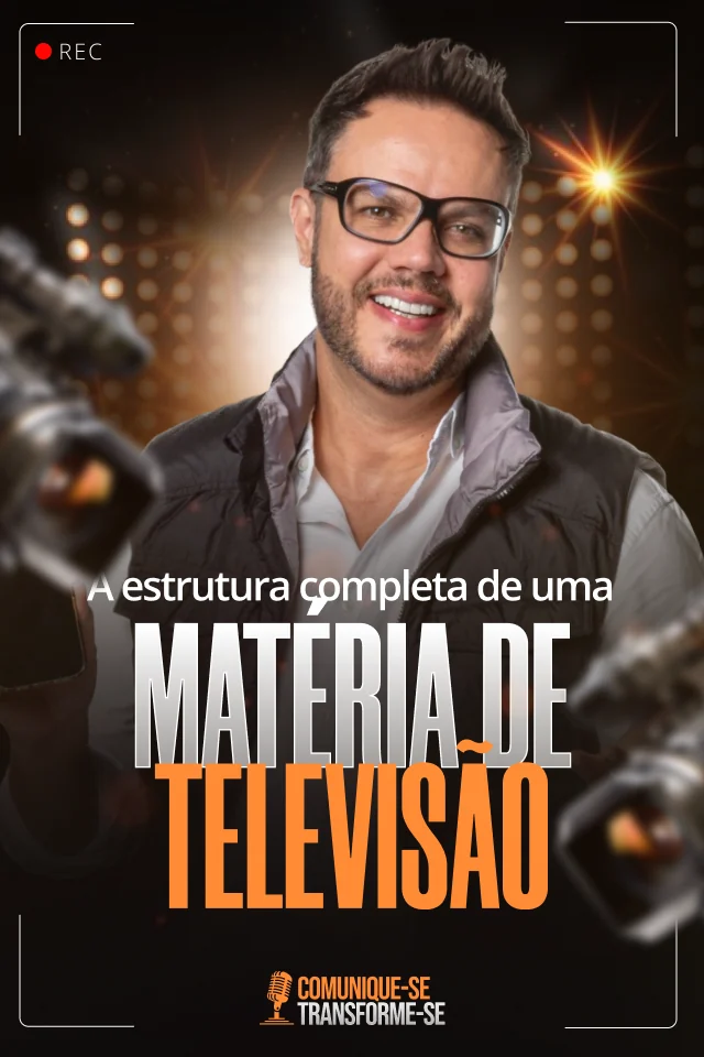 Capa do módulo 09: A estrutura completa de uma matéria de TV
